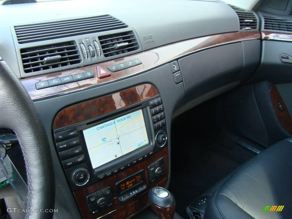 2003 S 500 4Matic Sedan - Horizon Blue Metallic / Charcoal photo #12