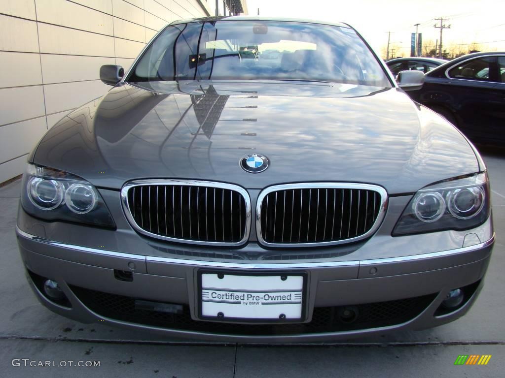2007 7 Series 750Li Sedan - Sterling Grey Metallic / Black photo #2
