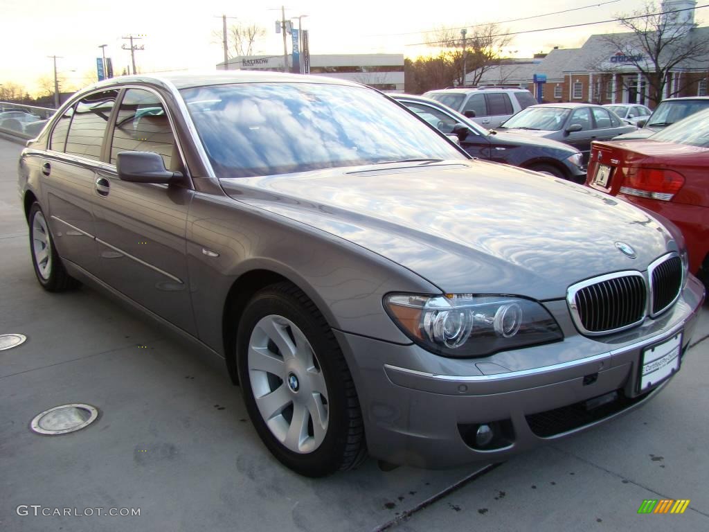 2007 7 Series 750Li Sedan - Sterling Grey Metallic / Black photo #3
