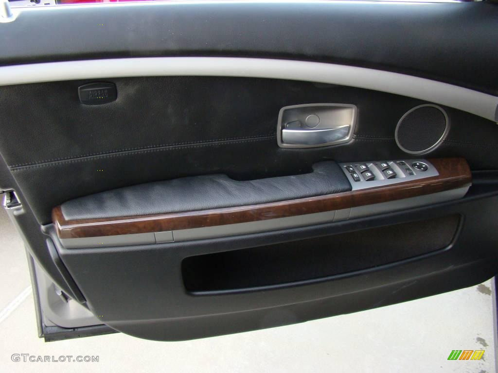 2007 7 Series 750Li Sedan - Sterling Grey Metallic / Black photo #7