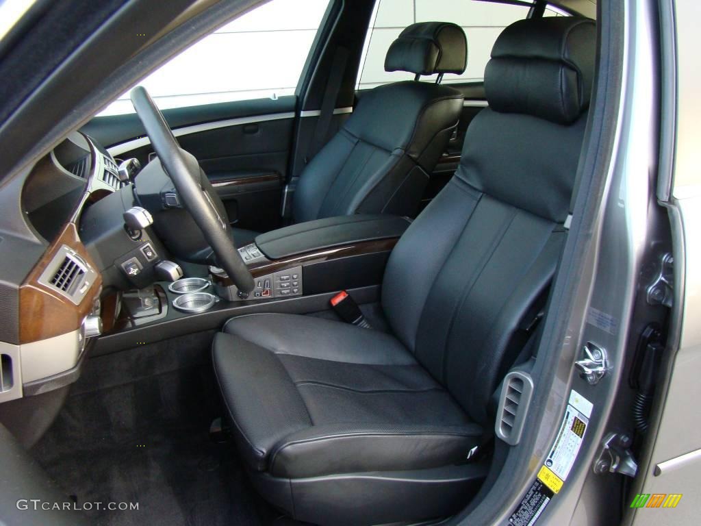 2007 7 Series 750Li Sedan - Sterling Grey Metallic / Black photo #8