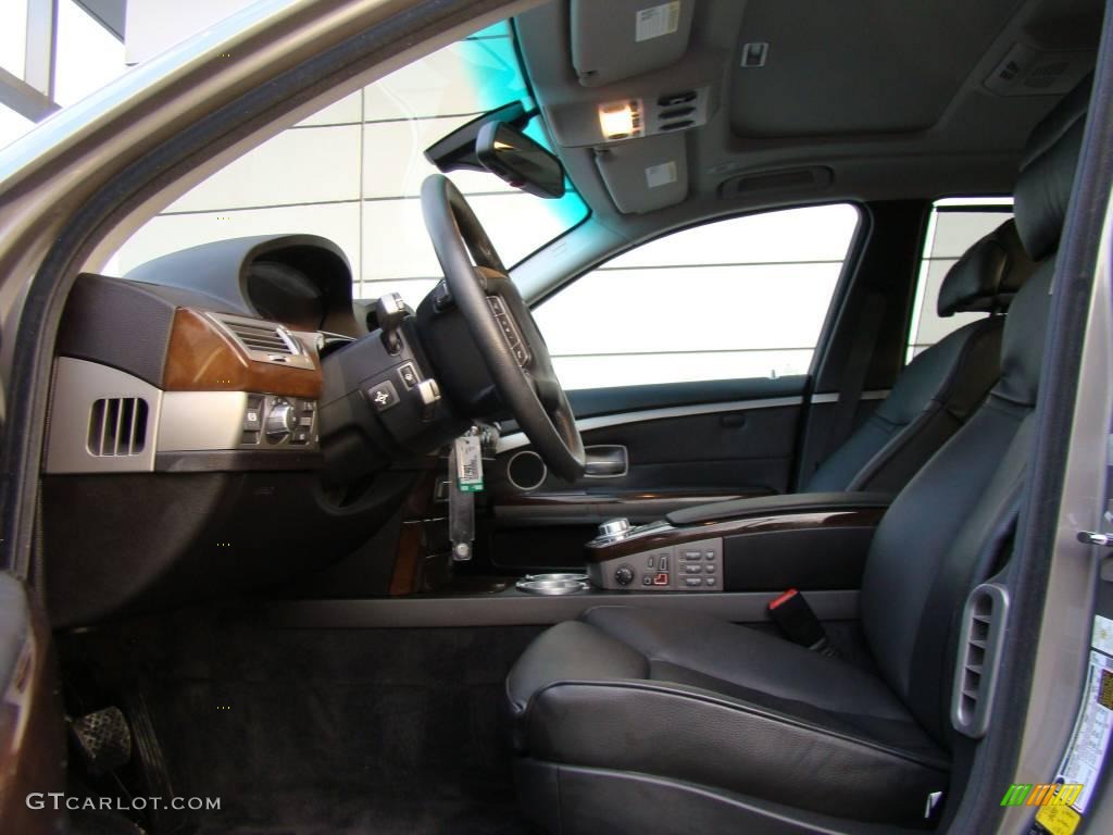 2007 7 Series 750Li Sedan - Sterling Grey Metallic / Black photo #9