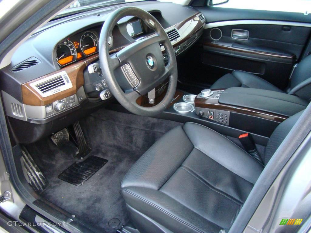 2007 7 Series 750Li Sedan - Sterling Grey Metallic / Black photo #10