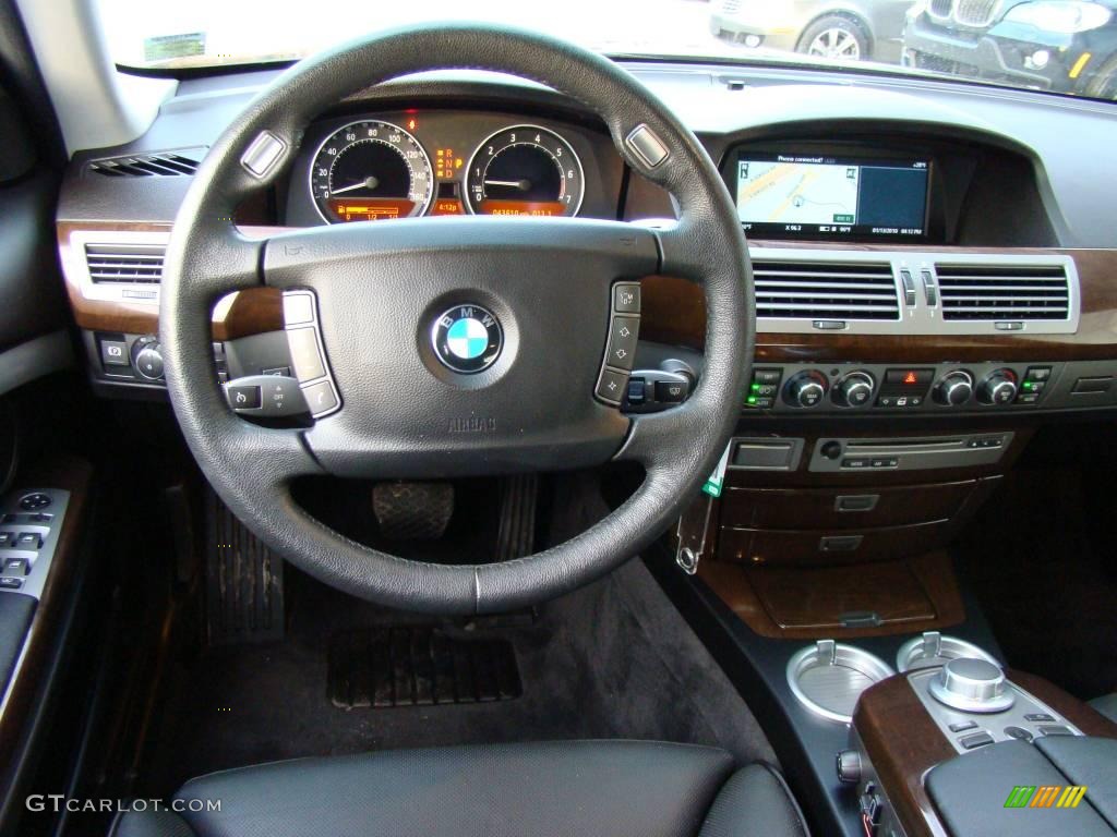 2007 7 Series 750Li Sedan - Sterling Grey Metallic / Black photo #11