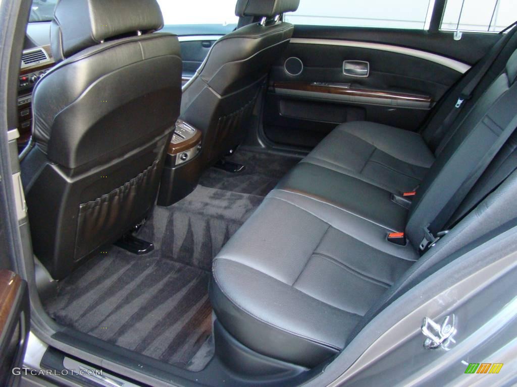 2007 7 Series 750Li Sedan - Sterling Grey Metallic / Black photo #15