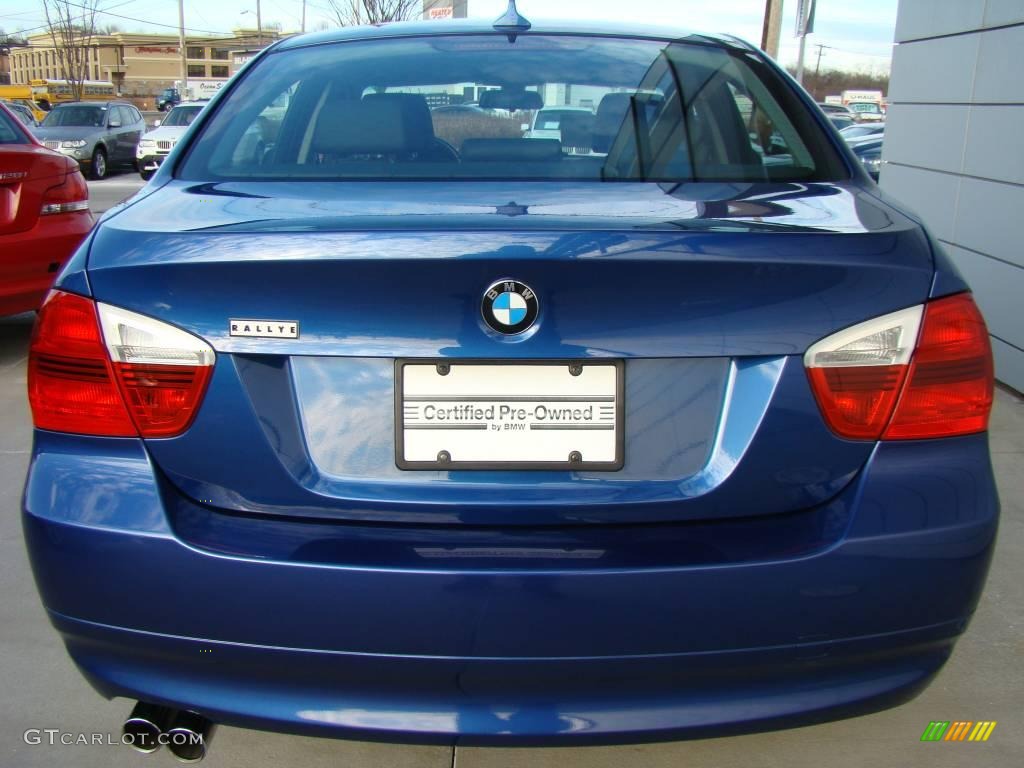 2007 3 Series 328xi Sedan - Montego Blue Metallic / Black photo #4