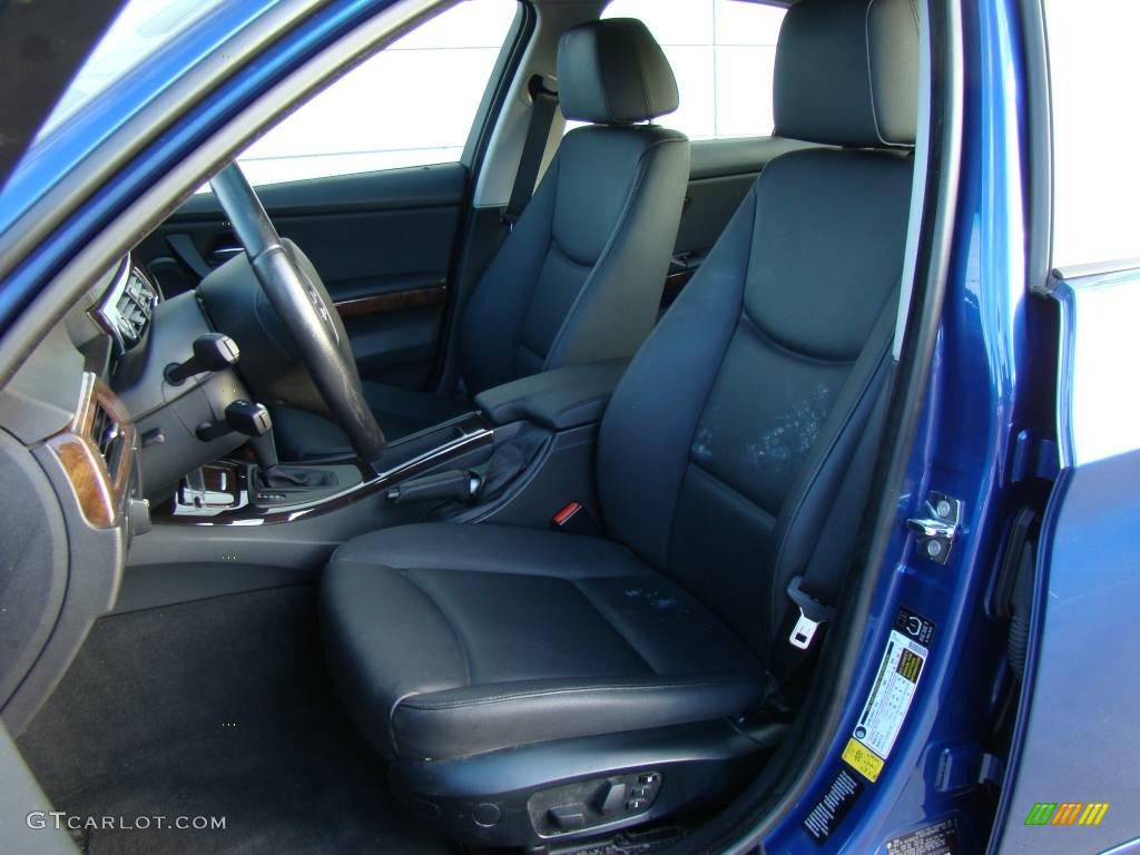 2007 3 Series 328xi Sedan - Montego Blue Metallic / Black photo #8