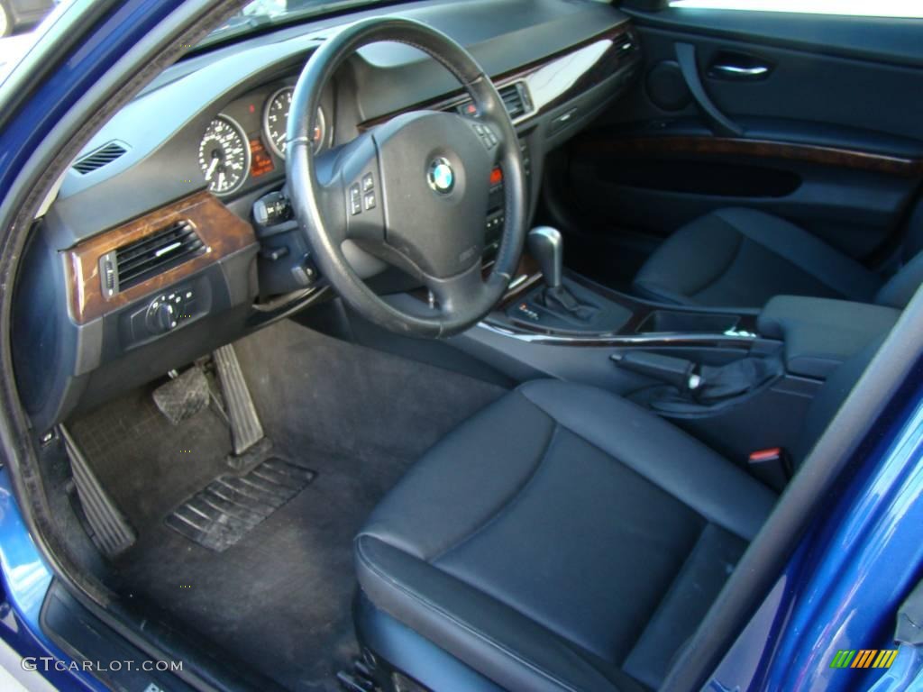 2007 3 Series 328xi Sedan - Montego Blue Metallic / Black photo #10