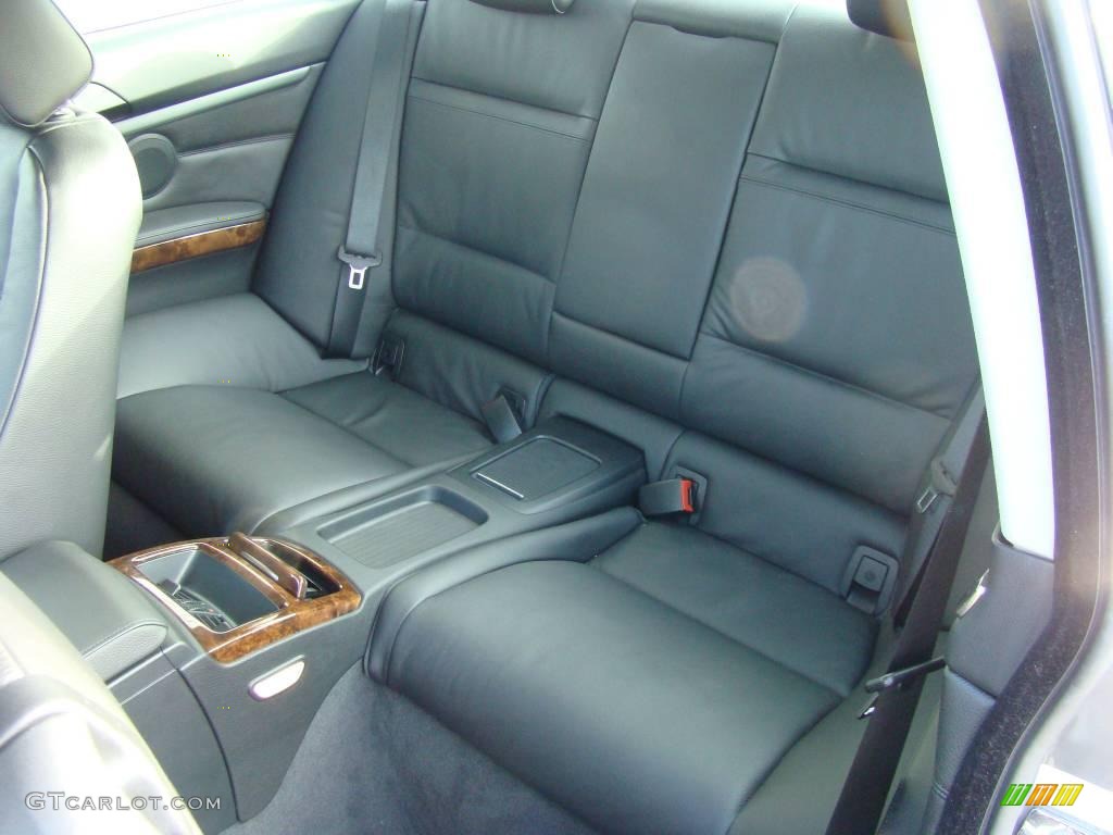 2007 3 Series 328i Coupe - Space Gray Metallic / Black photo #14