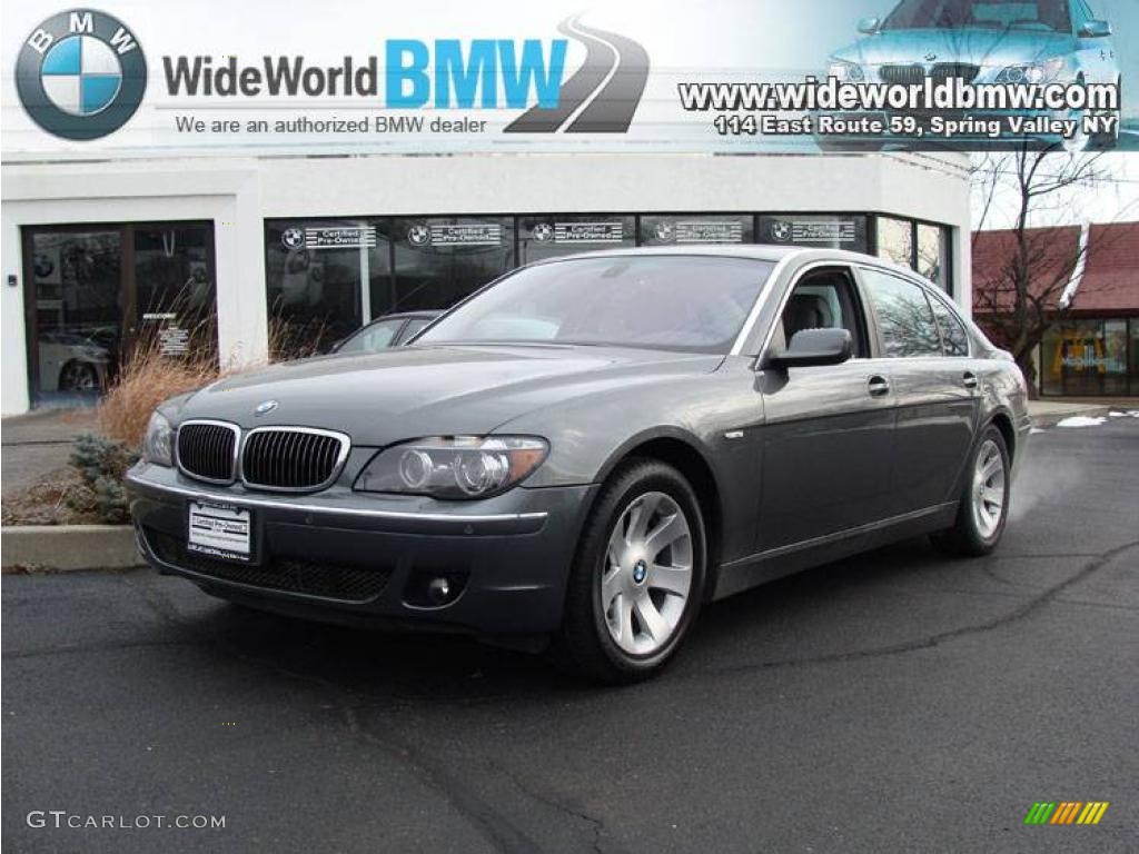 2007 7 Series 750Li Sedan - Titanium Grey Metallic / Flannel Grey photo #1