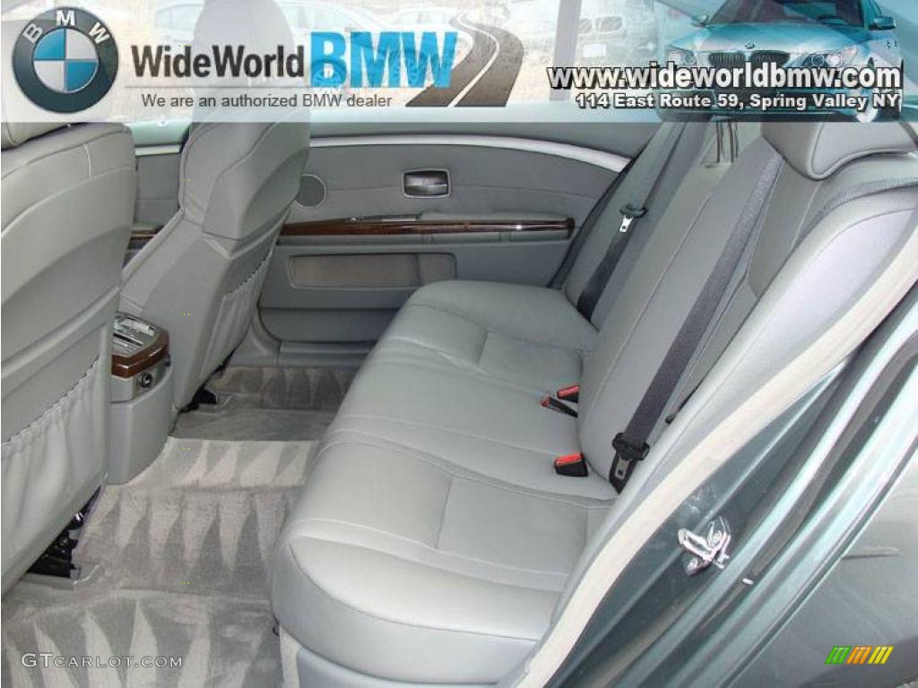 2007 7 Series 750Li Sedan - Titanium Grey Metallic / Flannel Grey photo #7