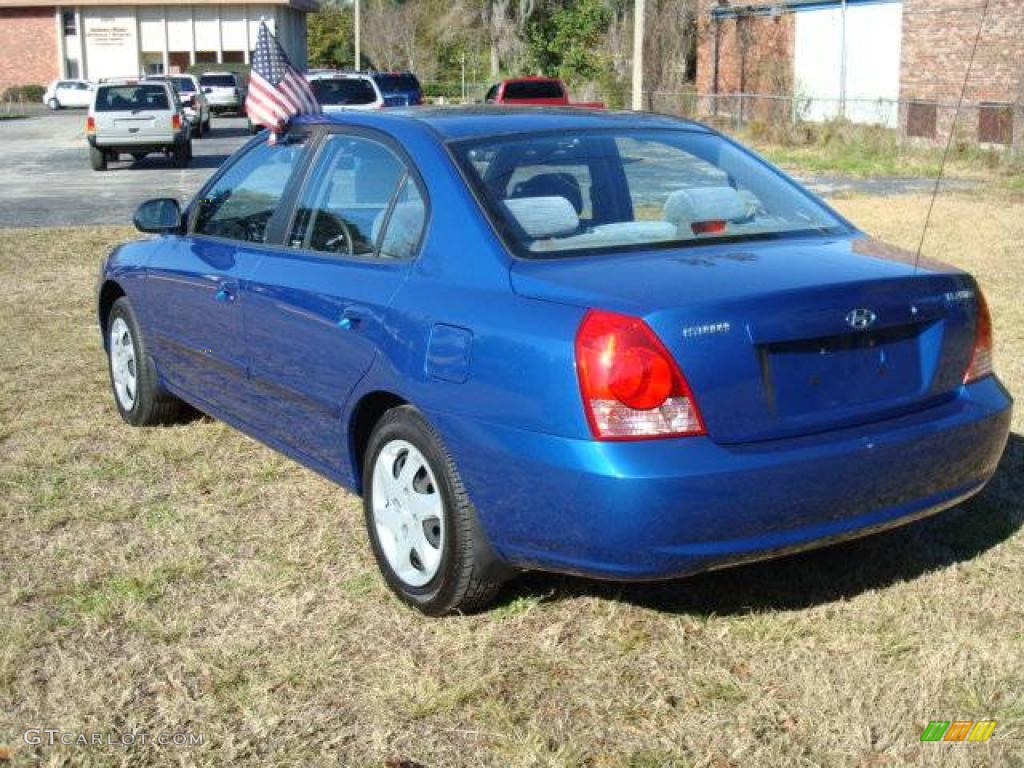 2006 Elantra GLS Sedan - Tidal Wave Blue / Gray photo #2