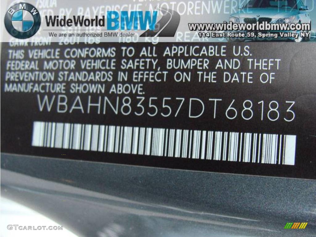 2007 7 Series 750Li Sedan - Titanium Grey Metallic / Flannel Grey photo #15