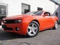 2010 Inferno Orange Metallic Chevrolet Camaro LT Coupe  photo #1