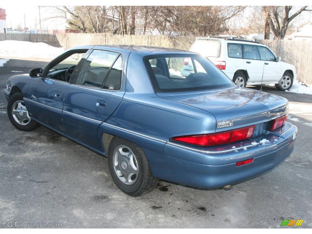 1997 Skylark Custom Sedan - Medium Adriatic Blue Metallic / Graphite photo #8
