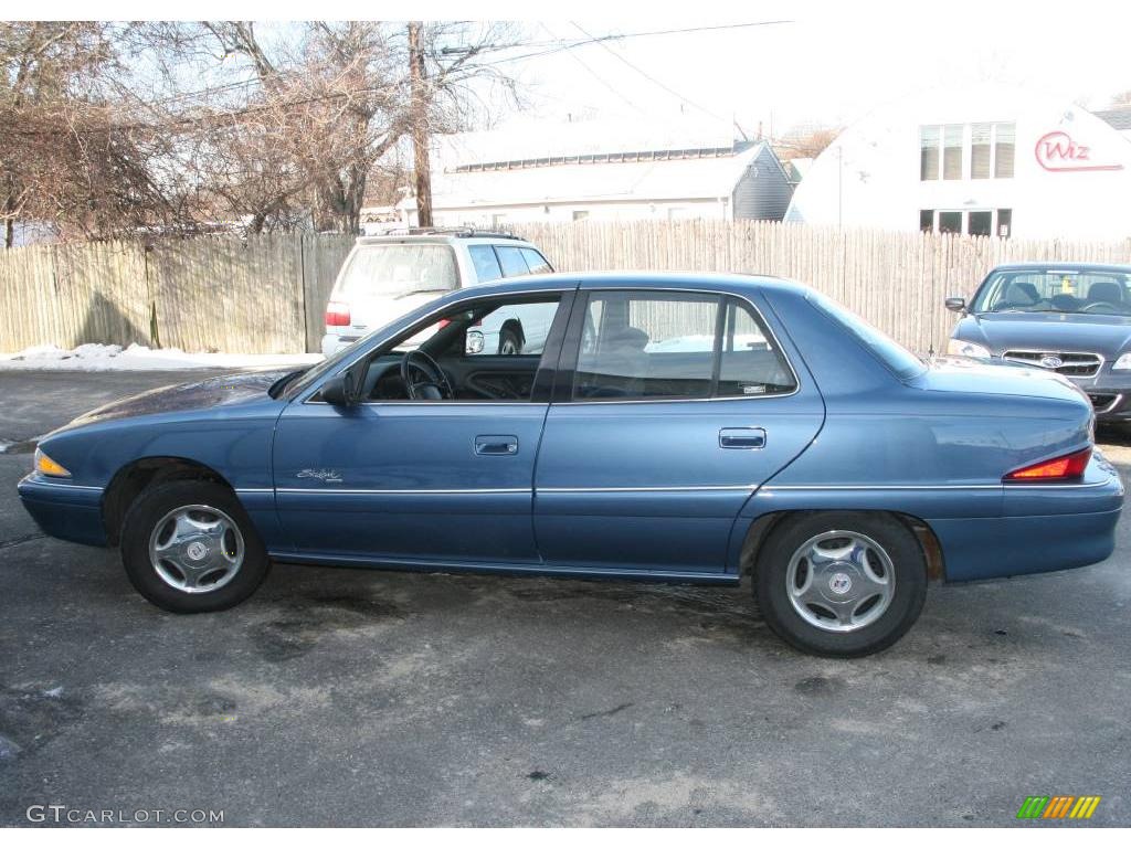 1997 Skylark Custom Sedan - Medium Adriatic Blue Metallic / Graphite photo #9
