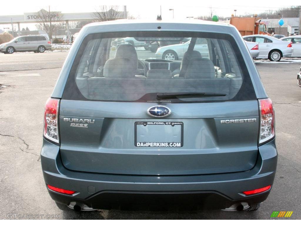 2009 Forester 2.5 X - Sage Green Metallic / Platinum photo #6