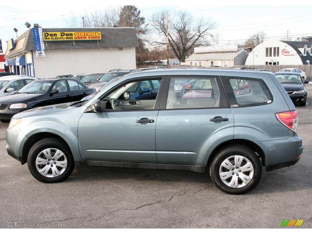 2009 Forester 2.5 X - Sage Green Metallic / Platinum photo #9