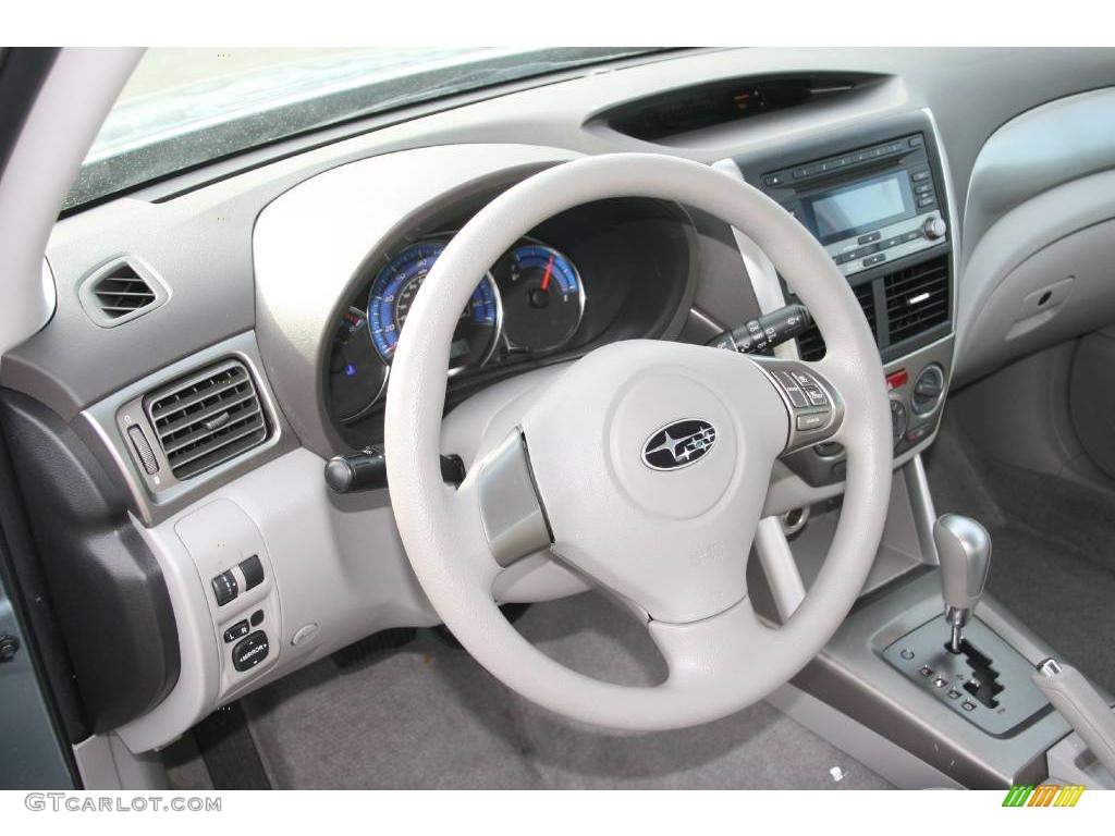 2009 Forester 2.5 X - Sage Green Metallic / Platinum photo #11