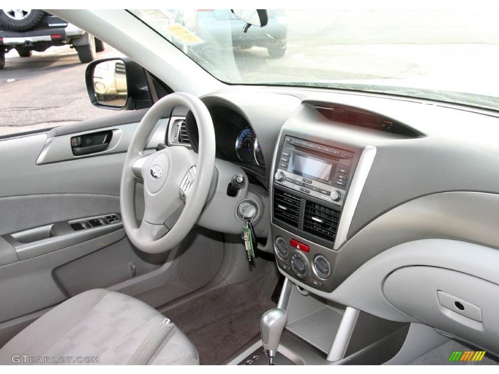 2009 Forester 2.5 X - Sage Green Metallic / Platinum photo #12