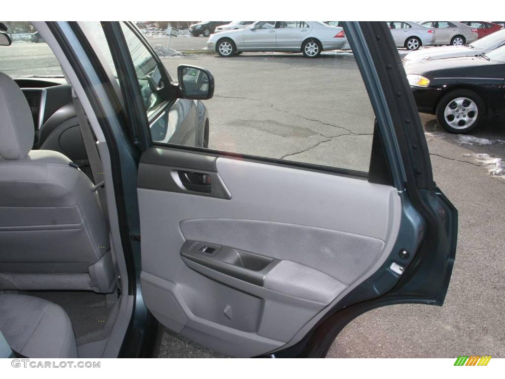 2009 Forester 2.5 X - Sage Green Metallic / Platinum photo #15