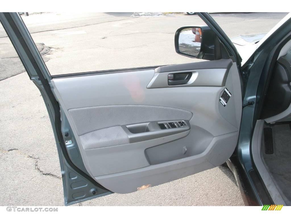 2009 Forester 2.5 X - Sage Green Metallic / Platinum photo #17
