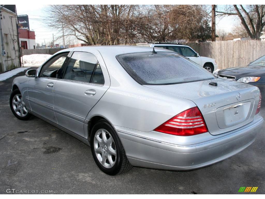 2004 S 500 4Matic Sedan - Brilliant Silver Metallic / Ash photo #8