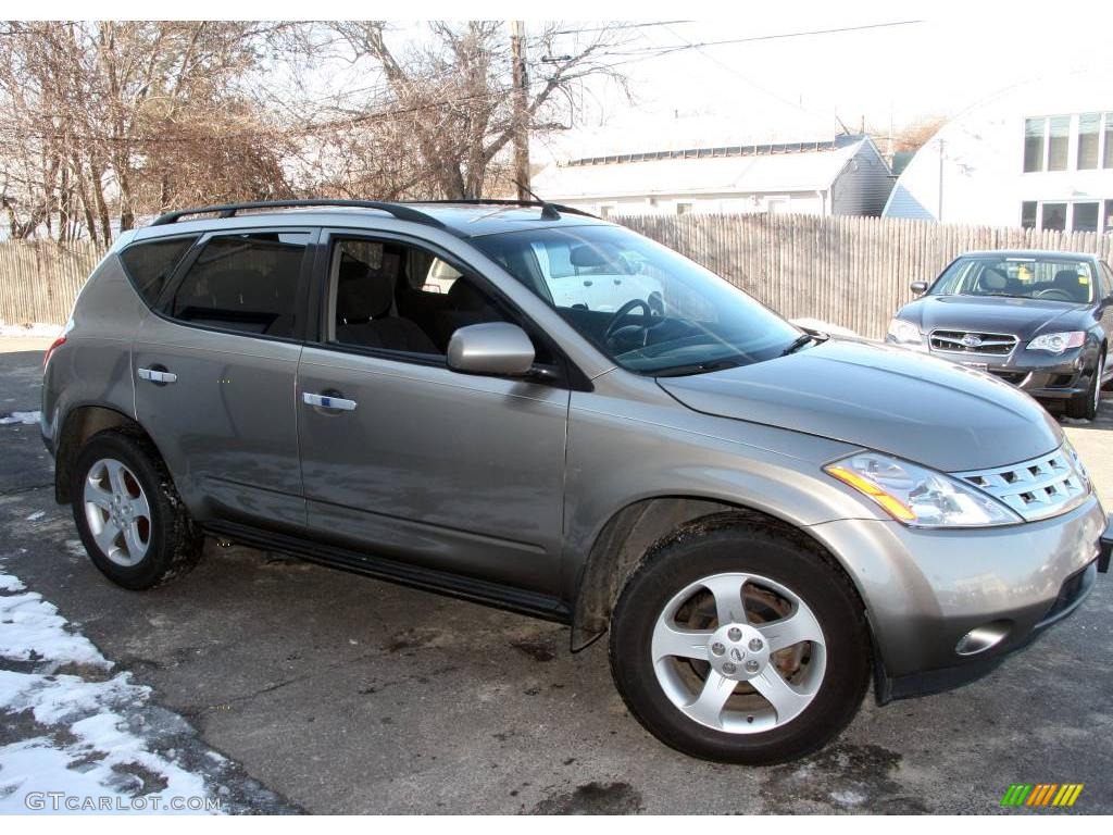 2003 Murano SL AWD - Polished Pewter Metallic / Charcoal photo #4