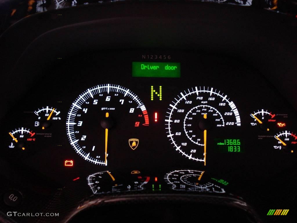 2009 Lamborghini Murcielago LP640 Coupe Gauges Photo #2466804