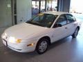 2001 White Saturn S Series SL Sedan  photo #3