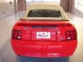 2000 Performance Red Ford Mustang V6 Convertible  photo #5