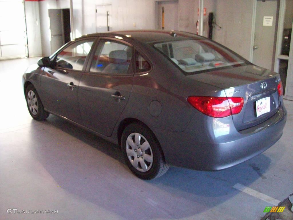 2009 Elantra SE Sedan - Carbon Gray / Gray photo #4