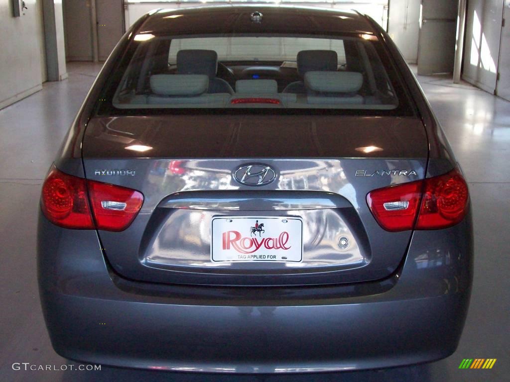 2009 Elantra SE Sedan - Carbon Gray / Gray photo #5