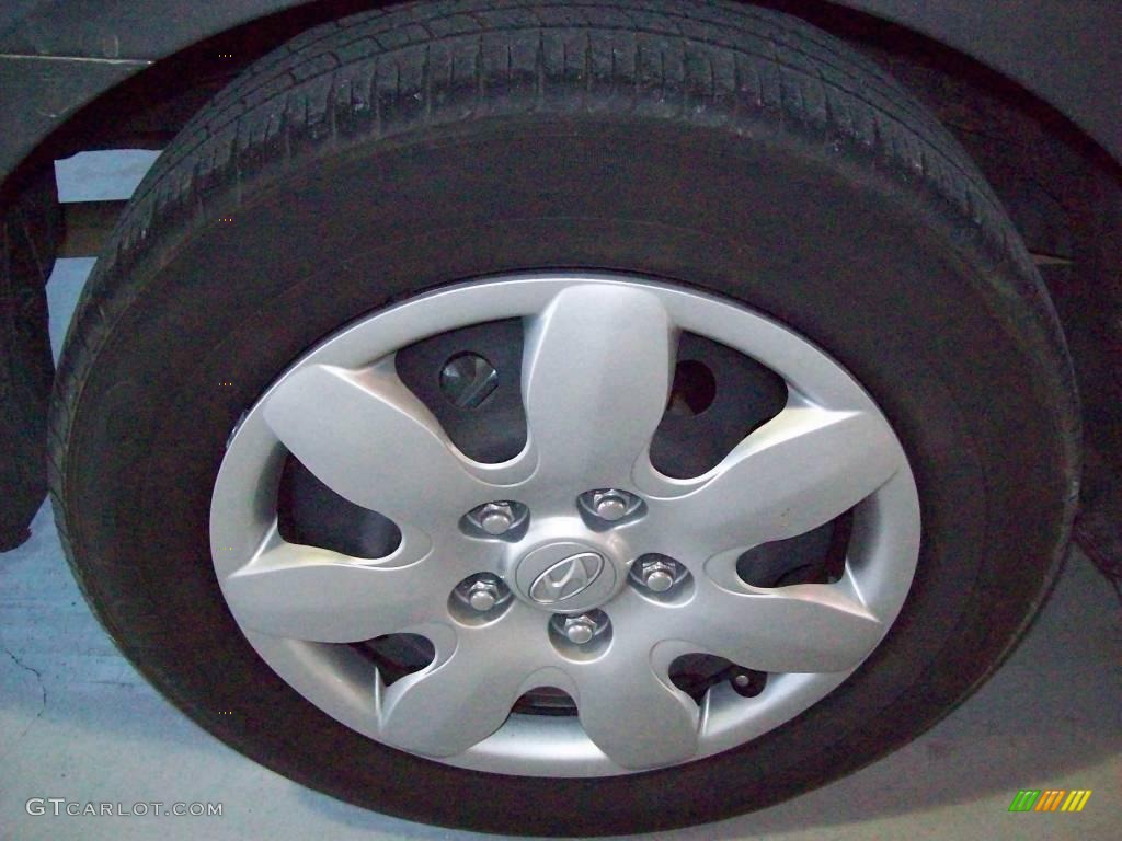 2009 Elantra SE Sedan - Carbon Gray / Gray photo #7