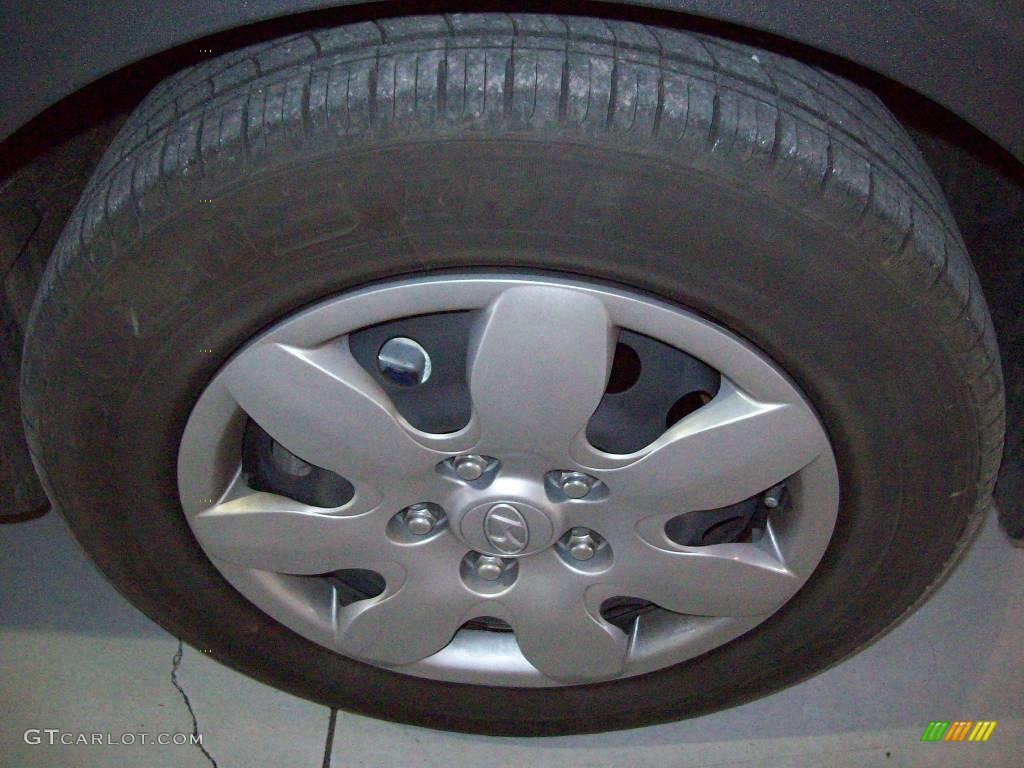 2009 Elantra SE Sedan - Carbon Gray / Gray photo #8
