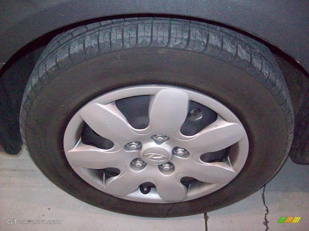 2009 Elantra SE Sedan - Carbon Gray / Gray photo #9