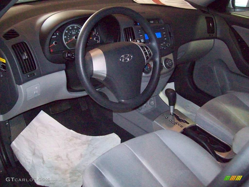 2009 Elantra SE Sedan - Carbon Gray / Gray photo #12