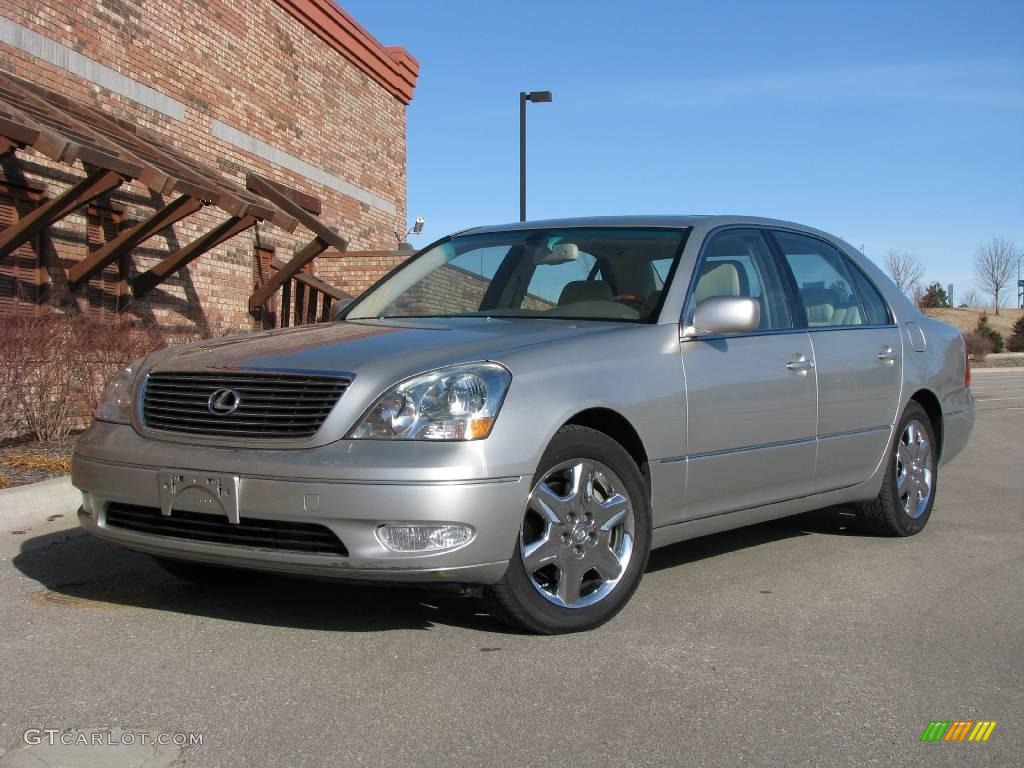 2003 LS 430 Sedan - Millenium Silver Metallic / Ecru photo #1