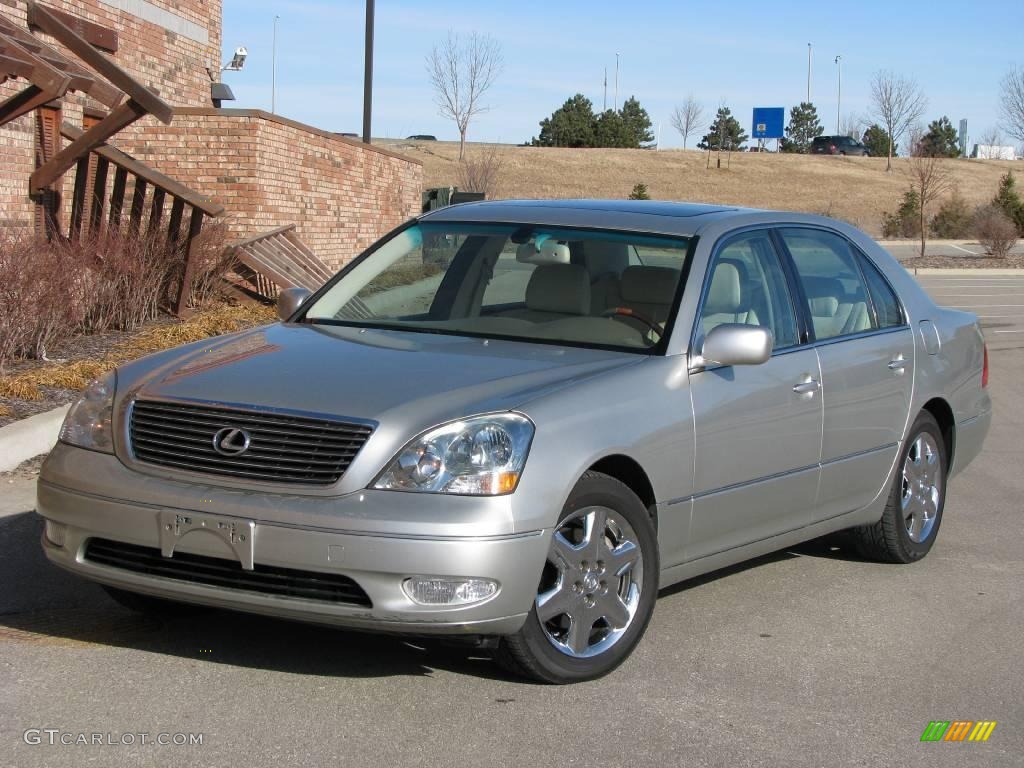 2003 LS 430 Sedan - Millenium Silver Metallic / Ecru photo #2