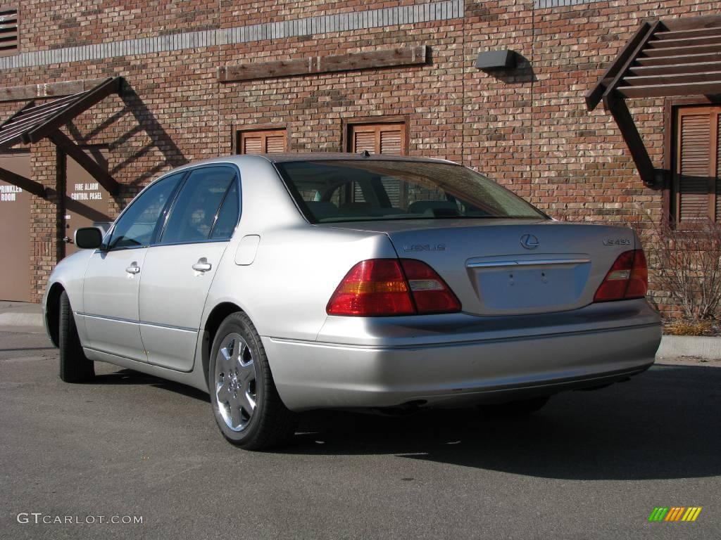 2003 LS 430 Sedan - Millenium Silver Metallic / Ecru photo #4