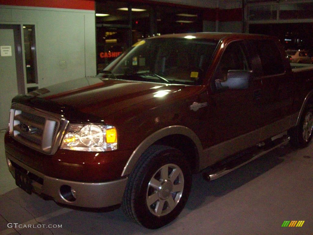 2006 F150 King Ranch SuperCrew - Dark Copper Metallic / Castano Brown Leather photo #3