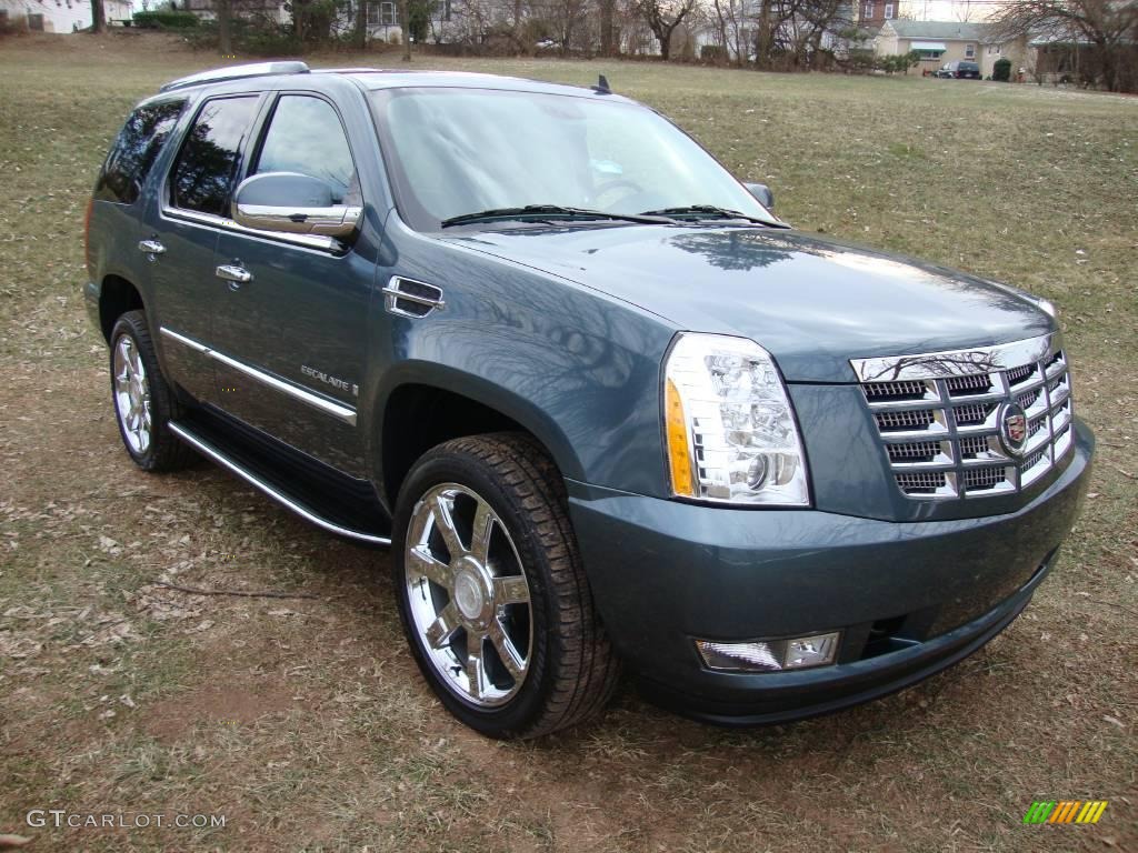 2009 Escalade AWD - Stealth Gray / Ebony/Ebony photo #4