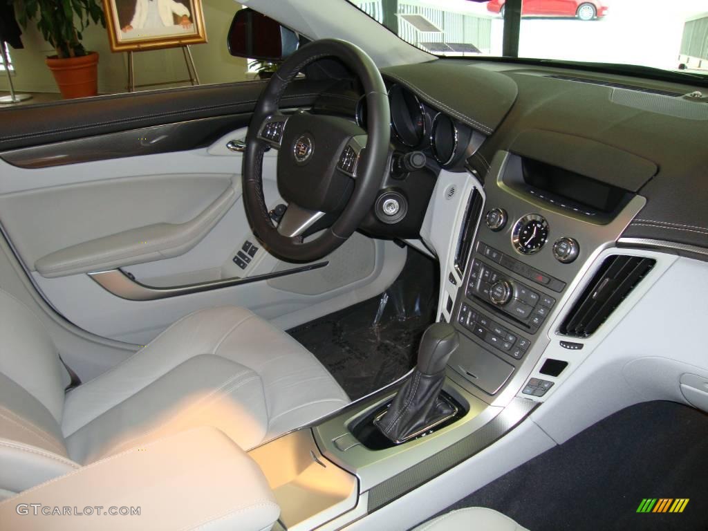 2009 CTS 4 AWD Sedan - Thunder Gray ChromaFlair / Light Titanium/Ebony photo #14