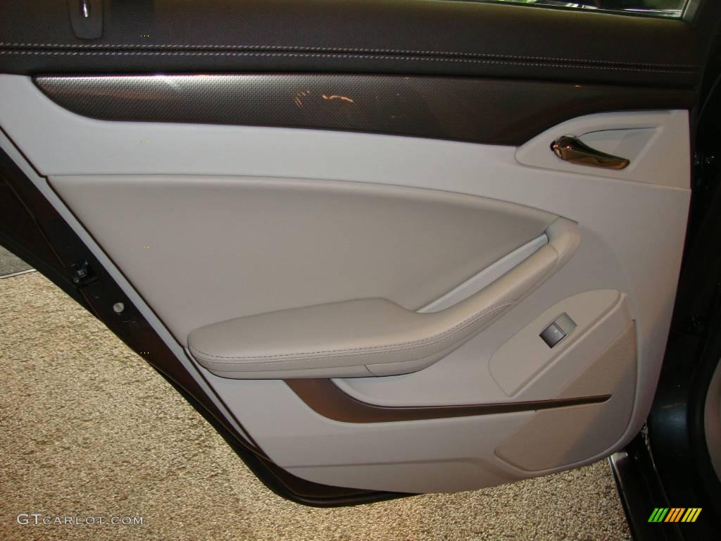2009 CTS 4 AWD Sedan - Thunder Gray ChromaFlair / Light Titanium/Ebony photo #16