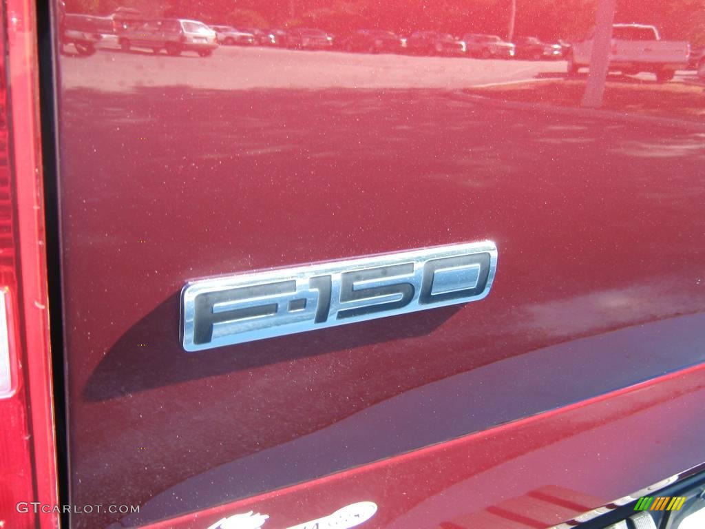 2005 F150 XLT SuperCab - Dark Toreador Red Metallic / Medium Flint Grey photo #10