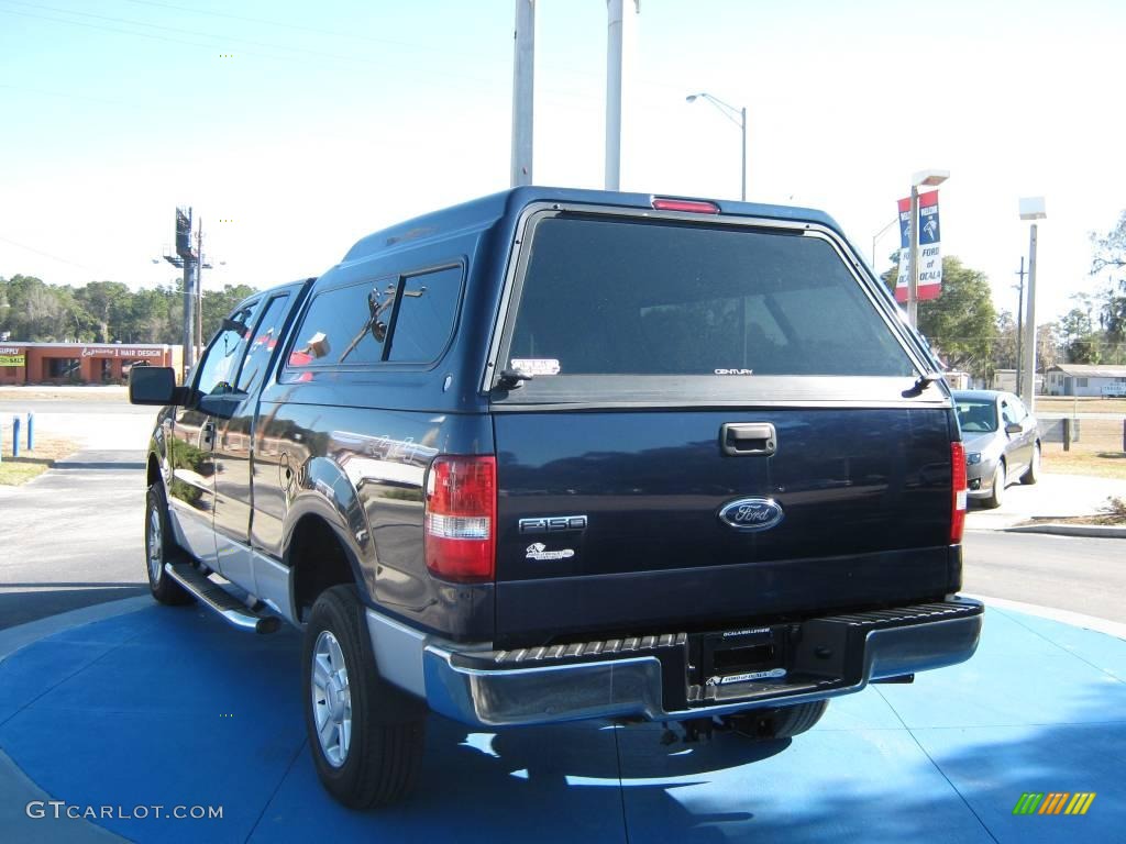 2004 F150 XLT SuperCab 4x4 - True Blue Metallic / Dark Flint photo #5