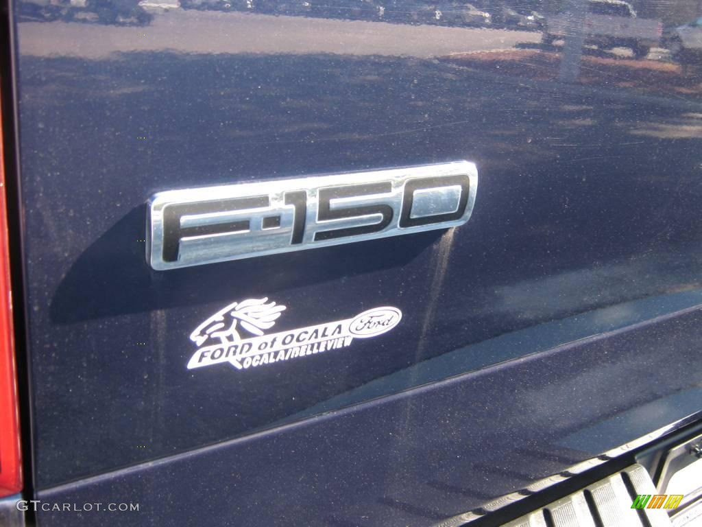 2004 F150 XLT SuperCab 4x4 - True Blue Metallic / Dark Flint photo #10