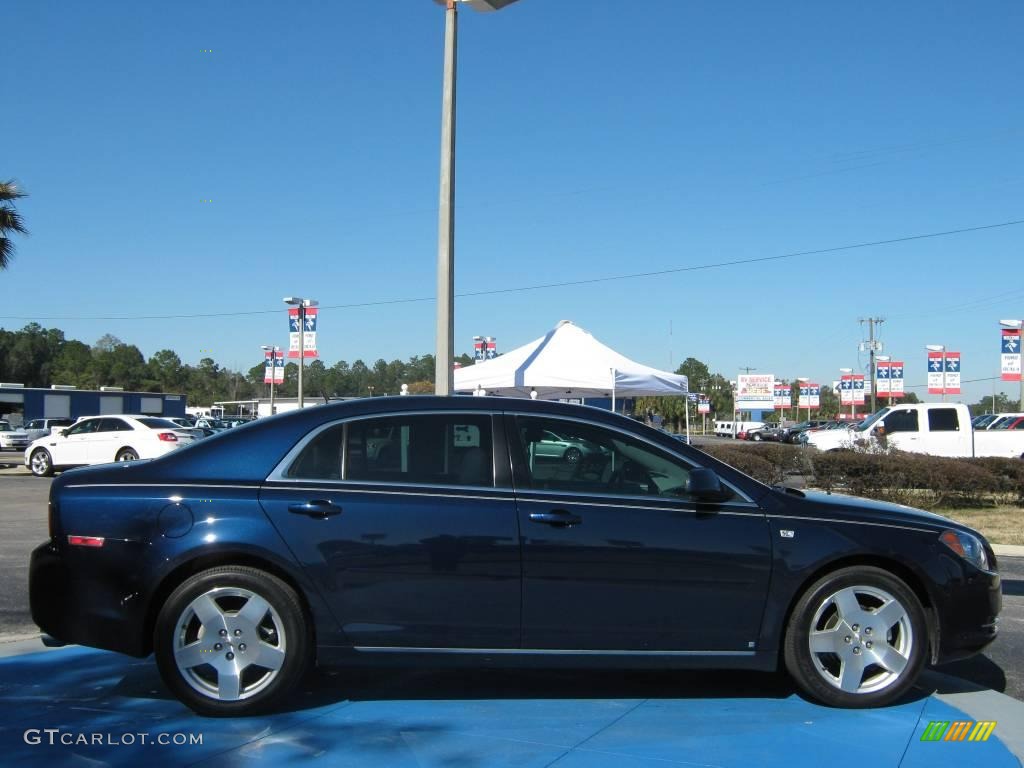 2008 Malibu LT Sedan - Imperial Blue Metallic / Cocoa/Cashmere Beige photo #2