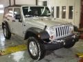 2010 Bright Silver Metallic Jeep Wrangler Unlimited Sport 4x4  photo #11