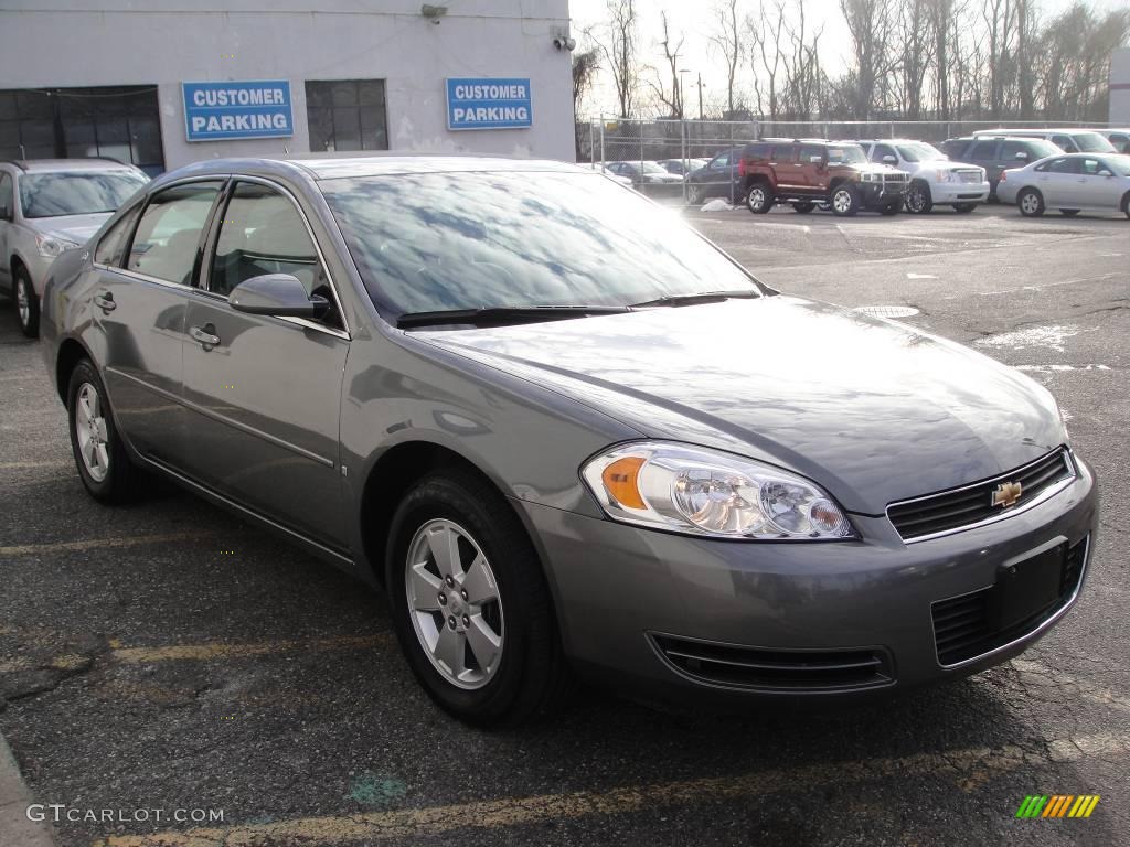 2008 Impala LT - Dark Silver Metallic / Gray photo #7